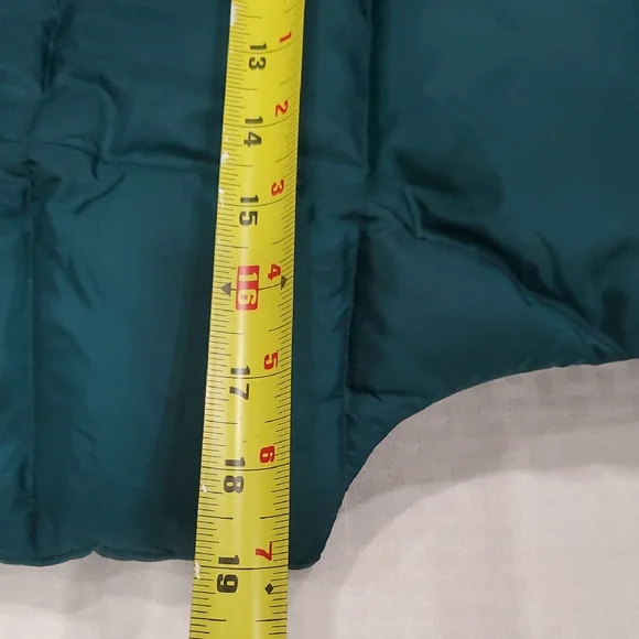 Eddie Bauer Teal Quilted Goose Down Vest - Picture 6 of 10